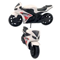Brinquedo Moto Corrida 1000 Esportiva Pequena p/ Coleção BR - BS TOYS