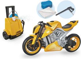 Brinquedo Moto Sport Wash Garage Sai Agua de Verdade Brinquedo Moto Sport Wash Garage Sai Agua de Verdade