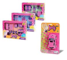 Brinquedo Móveis Casinha Judy + Carro e Boneca