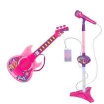 Brinquedo Musical Barbie Dreamtopia Microfone E Guitarra Com Função MP3 - Fun