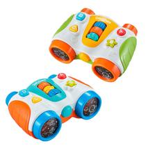 Brinquedo Musical Binóculo Baby Com Luz Som Animais Infantil