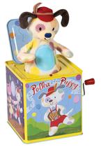 Brinquedo musical clássico Jack in the Box Schylling Polka Puppy Brinquedo musical clássico Jack in the Box Schylling Polka Puppy