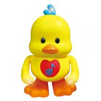 Brinquedo Musical Dancing Pato Mexe Dança Luz E Som - DMToys