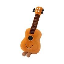 Brinquedo Musical De Pelúcia De 30cm: Violino, Guitarra, Pipa E Diapasão - Boneco De Pelúcia Para