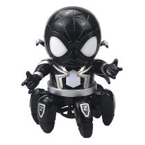 Brinquedo musical de robô andando dançando do Homem-Aranha para crianças Brinquedo musical de robô andando dançando do Homem-Aranha para crianças