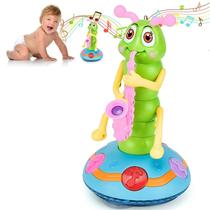 Brinquedo musical de saxofone elétrico Caterpillar para crianças de 3 anos ou mais Brinquedo musical de saxofone elétrico Caterpillar para crianças de 3 anos ou mais