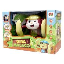 Brinquedo Musical Gira Macaco com Luz e Som