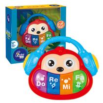 Brinquedo Musical Infantil Teclado Macaquinho Interativo