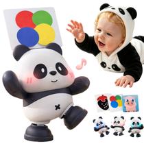Brinquedo Musical Panda Dançante com Cartões Flash Cuddo Baby Brinquedo Musical Panda Dançante com Cartões Flash Cuddo Baby
