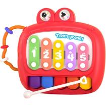 Brinquedo Musical Pianossauro Vermelho 41001 - Pimpi