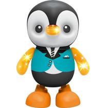 Brinquedo Musical Pinguim Dançarino Luz e Som Bebê Zoop Toys