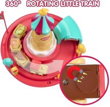 Brinquedo musical Spinning Train Brinquedo educacional de ap