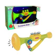 Brinquedo Musical Trompete Baby Luz Som Bebê Criança Pequena - Adijomar Brinquedos