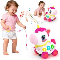 Brinquedo Musical Unicórnio para Engatinhar MOISTAR Bilíngue 618 meses Brinquedo Musical Unicórnio para Engatinhar MOISTAR Bilíngue 618 meses