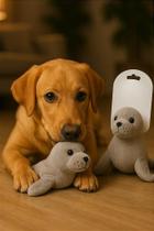 Brinquedo Napi Pelúcia Foca para Cães -18cm Brinquedo Napi Pelúcia Foca para Cães -18cm