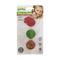 Brinquedo Natural para Roedores Pawise Madeira e Bucha Distrai e Cuida dos Dentes Brinquedo Natural para Roedores Pawise Madeira e Bucha Distrai e Cuida dos Dentes