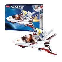 Brinquedo Nave Espacial Com 115 Peças Cubic Blocos de Montar Multikids - BR1340