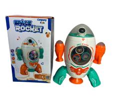 Brinquedo Nave Robô Dançarino c/ som e luz Infantil Sortido