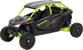 Brinquedo NewRay Polaris RZR Pro R 4, escala 1:18, ônix fosco, preto