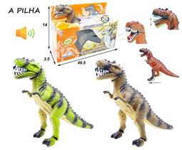 Brinquedo o Dinossauro Tiranossauro Rex Articulado Grande com movimento som