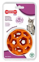 Brinquedo Odontopet Cat Bola laranja - Fusão com Catnip no material