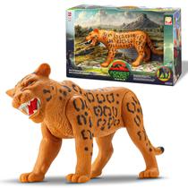 Brinquedo Onça Pintada Forest Animals 28 cm Vinil Articulado Realista - Silmar Brinquedos Brinquedo Onça Pintada Forest Animals 28 cm Vinil Articulado Realista - Silmar Brinquedos