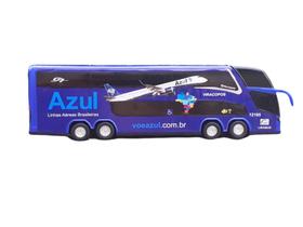 Brinquedo Ônibus 4 Eixos Azul - Ertl