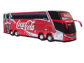 Brinquedo Ônibus Coca-Cola 2 Andares 30Cm