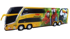 Brinquedo Ônibus Eucatur Amarelo 1/43