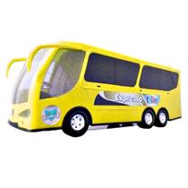 Brinquedo ônibus expresso 61 cm amarelo - tilin 0414
