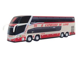 Brinquedo Ônibus Expresso de Luxo 2 andares - Marcopolo G7 DD - G8 - mini - Miniatura - Min