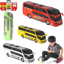 Brinquedo Ônibus Mini Buzão Dois Andares 25cm - Bs Toys Brinquedo Ônibus Mini Buzão Dois Andares 25cm - Bs Toys