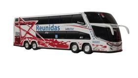 Brinquedo Ônibus Miniatura Reunidas Leito1800Dd