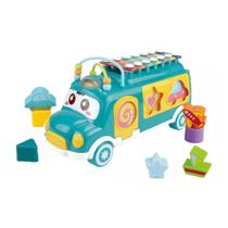 Brinquedo Ônibus Musical Verde com Xilifone - Fenix FBB-738VD Brinquedo Ônibus Musical Verde com Xilifone - Fenix FBB-738VD