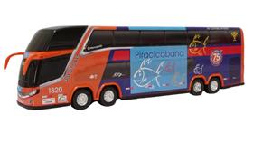 Brinquedo Ônibus Piracicabana 2 Andares 30Cm