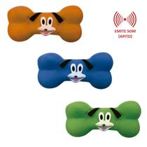 Brinquedo Osso C/Carinha para Cachorro Variados - Sap