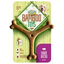 Brinquedo Osso De Bamboo Y Natural Tamanho Grande - Truqys