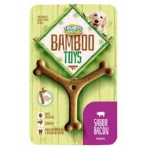 Brinquedo Osso De Bamboo Y Natural Tamanho Pequeno - Truqys