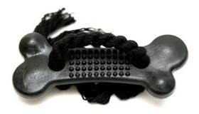 Brinquedo Osso Higiênico Mordedor C/ Corda Cães Resistente