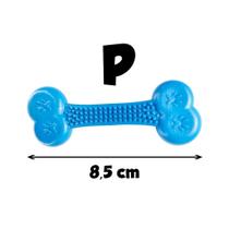 Brinquedo Osso Massageador Dental Filhote Cachorro Pequeno Kit 4 Un Pet Shop - 2d Pet