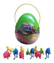 Brinquedo Ovo De Dinossauro Com 12 Miniaturas