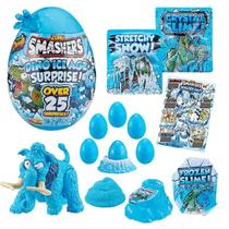 Brinquedo Ovo De Dinossauro Surpresa Grande Ice Smashers Fun