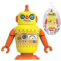 Brinquedo Ovo de Páscoa Mini Robô Droid Amarelo de Vinil Brinquedo Ovo de Páscoa Mini Robô Droid Amarelo de Vinil