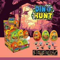 Brinquedo Ovo Kids Eggs Dino Hunt Com Balinhas e Figura 2D - Kids Zone