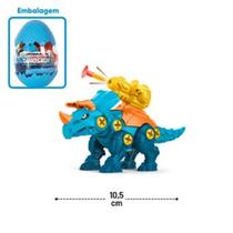 Brinquedo OVO Surpresa 22 Peças Dinossauro Triceratops - 54394