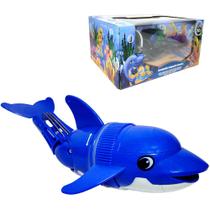 Brinquedo p/banho golfinho sea fish a pilha p&d impex