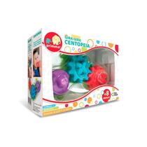 Brinquedo p/ Bebê Gira-Gira Centopéia Mordedor Pais e Filhos