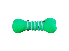 Brinquedo P/ Cães Halteres Vinil Anilhado 11 cm Brinquedo P/ Cães Halteres Vinil Anilhado 11 cm