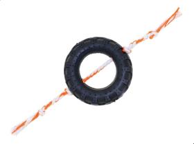 Brinquedo P/cães Pneu C/ Corda Cabo de Guerra Pneu Bone G