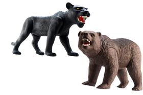 Brinquedo Pantera e Urso pardo - Diversão garantidas